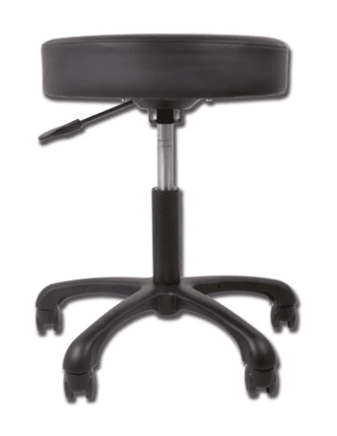 Tabouret Luxe Edition assise 8cm Hauteur de 46 à 57 cm 5 pieds aluminium