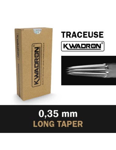 avis aiguilles Kwadron Traceuse 0,35 mm Long Taper pas cher