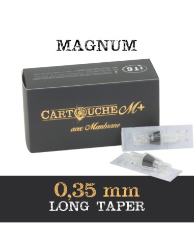 Magnum 0,35 mm Long Taper Avec Membrane x 20 Cartouches M+