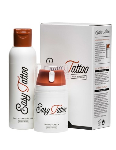 Kit EASYTATTOO Crème TATTOO 50ml + Gel nettoyant 125ml