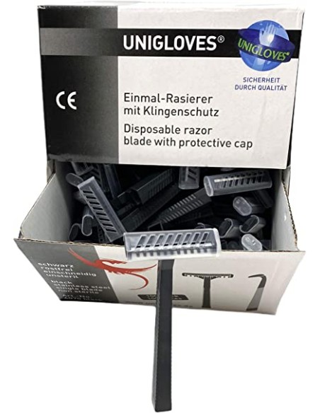 Rasoirs Jetables Noir, boite de 100