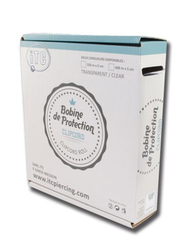 Gaines de Protection Clipcord transparente 600m...