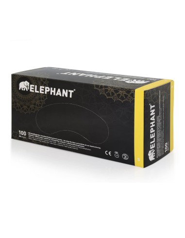 Gants Elephant Latex Noir Manches Longues 300...