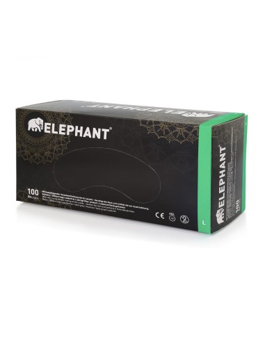 Gants Elephant Latex Noir Manches Longues 300...