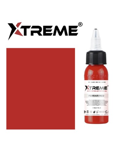 Ferrari Red | Xtreme Ink - Mélange pour le Tatouage Stérile