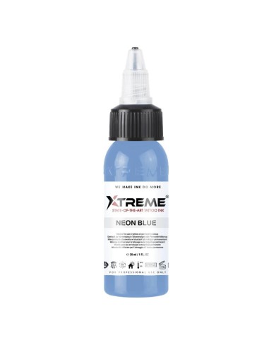 Xtreme Ink - NEON Blue - 30ml - Mélange pour tatouage Stérile