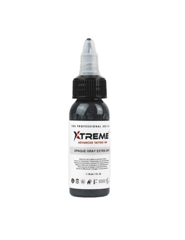 encre de tatouage Xtreme Ink opaque Grey Extra Dark 30ml